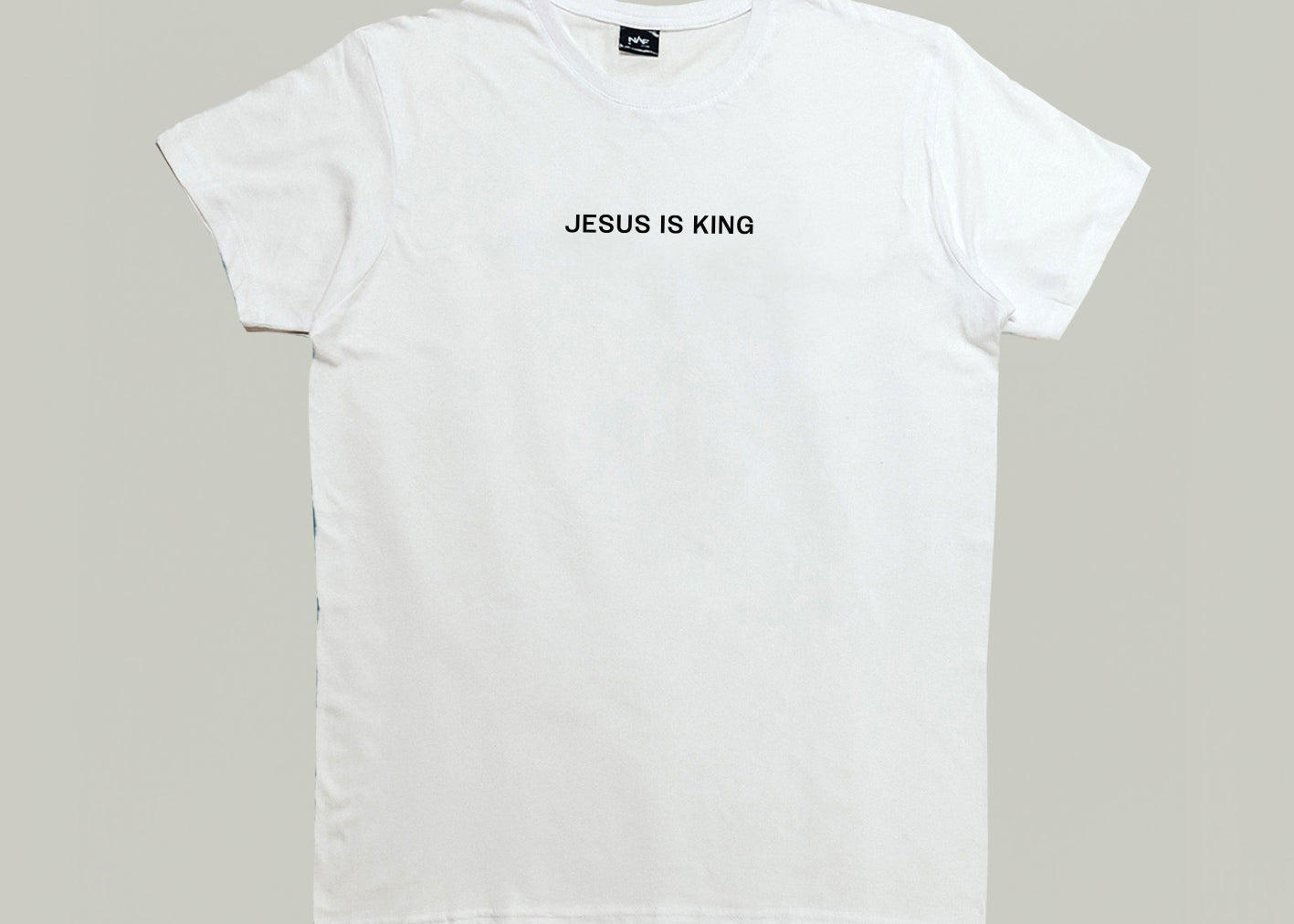 T-SHIRT UNISEX | Jesus Is King | White